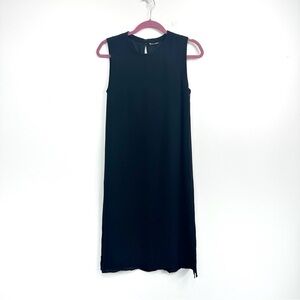 Filippa K 100% Silk Shift Dress in Black Sz Small